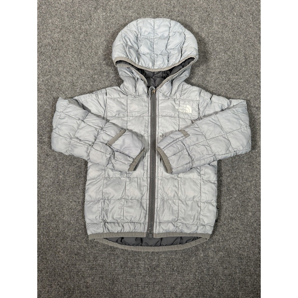 The North Face ThermoBall Hooded Jacket Baby 18-24M Gray Puffer Coat